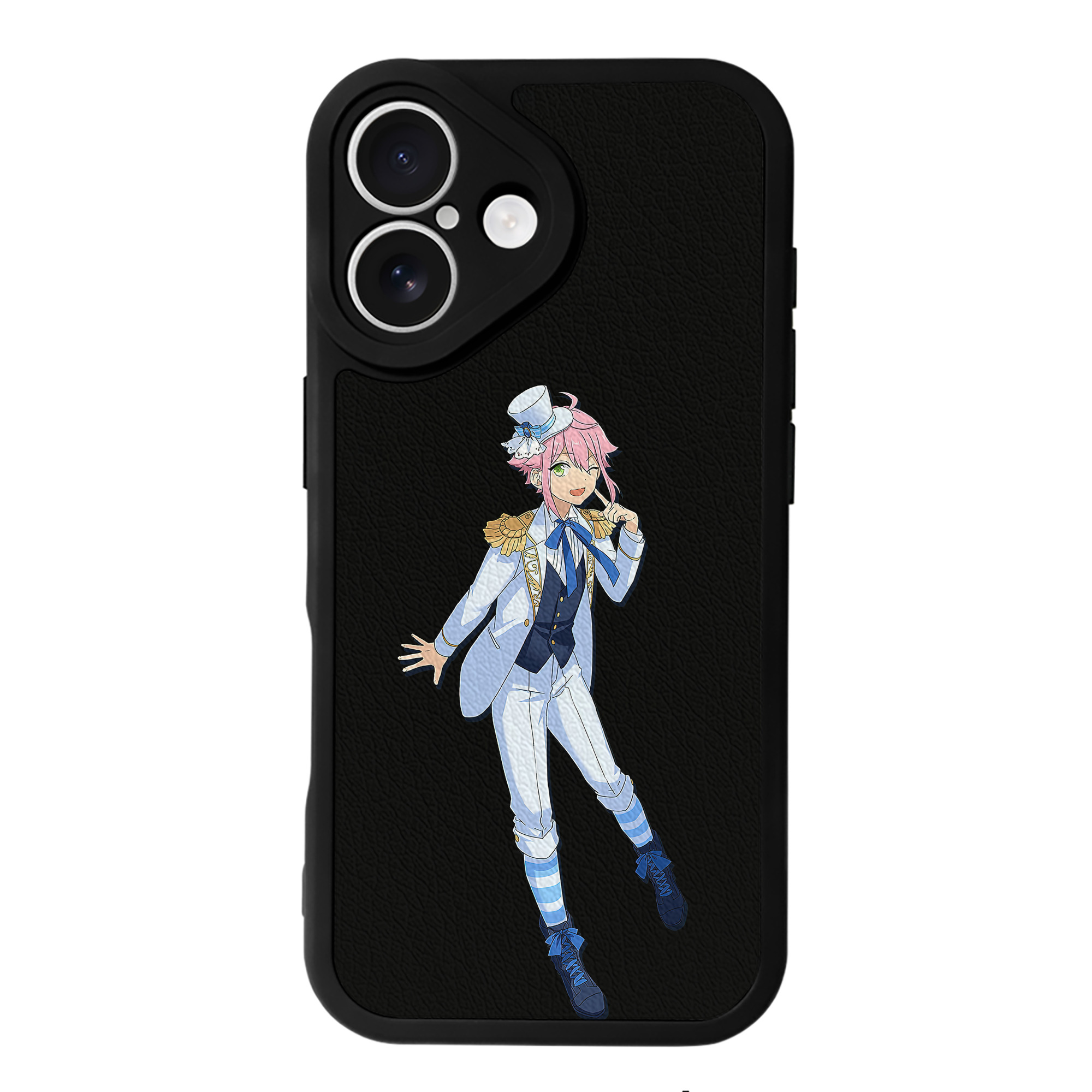 （画像用） あんさんぶるスターズ! Ensemble Stars 【iPhone 16シリーズ対応】シリコンスマホケース（レザー調） 材質：シリコン